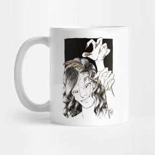 Spider woman with long nails Mug